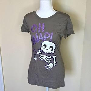 🌵New Gordmans "Oh Snap" T-shirt Gray